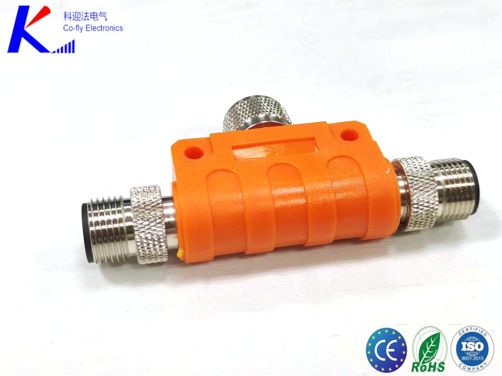 CE Certificate for M12 4pin T Type Split