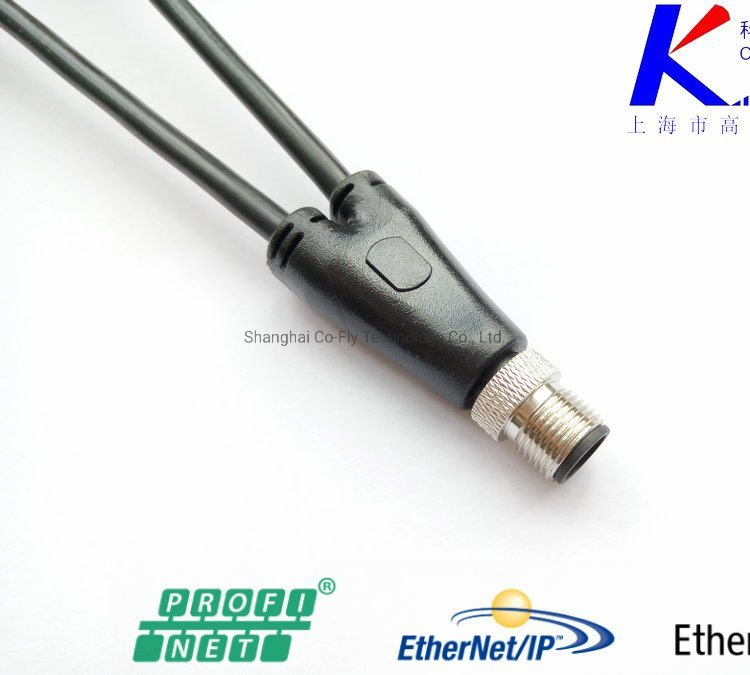 Profinet Waterproof Y-Type M12 Male Plug