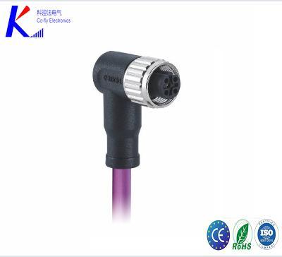 M12 B-Code 5pin Female Right Angled Conn