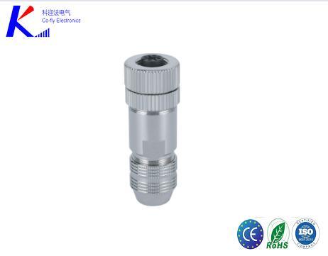 M12 B-Code 5pin Female Field Wireable (a