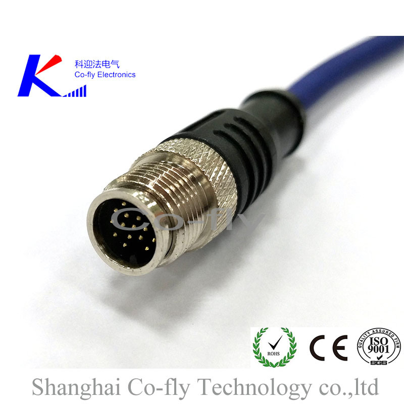 M12 17-Pin Shielding Waterproof Male Sen
