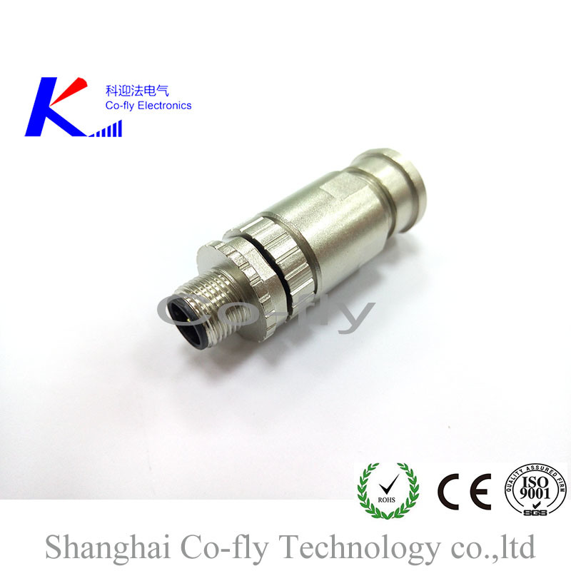 Ethernet 4-Pin M12 D Coding Custom Assem