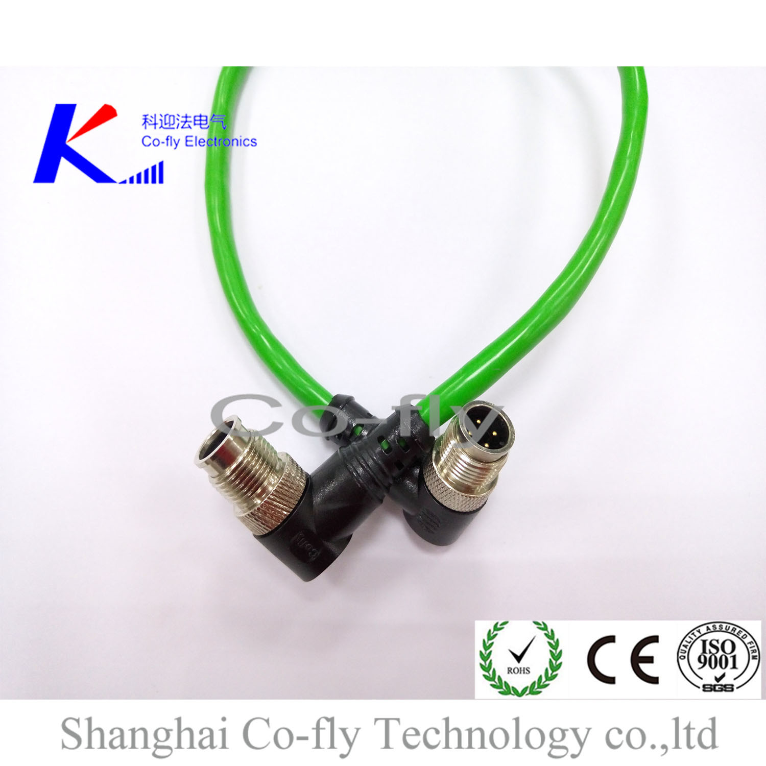 Double-Ended M12 Shielded Aviation Cable