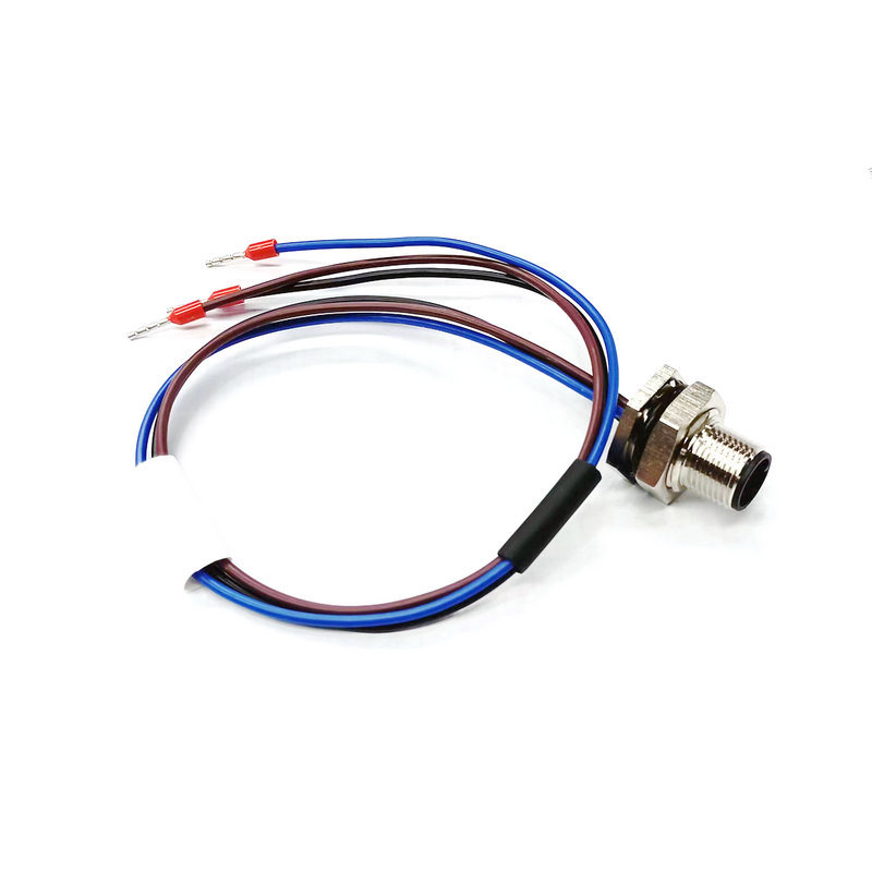 M12 Solder IP67 Waterproof Extension Cor
