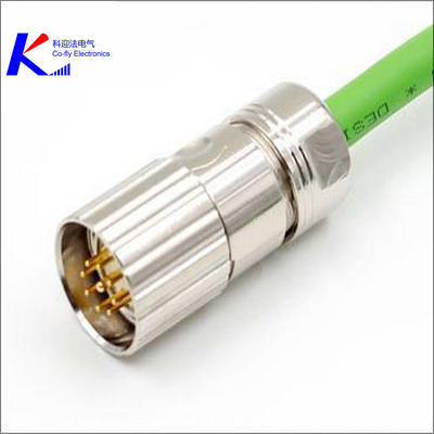 Male Aviation Waterproof M23 6- Pin Shie