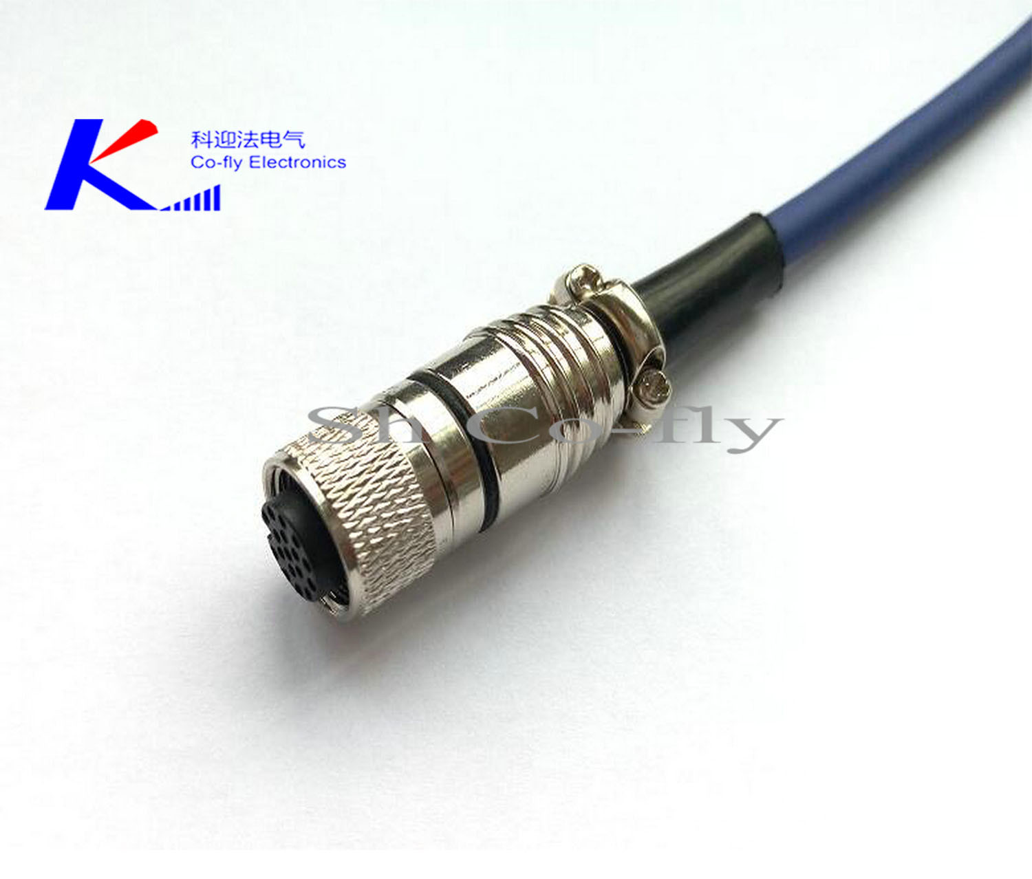 Shielding Metal Cable M12 Straight Circu