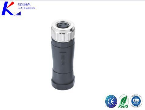 M8 3pin Female Straight Connector, Field