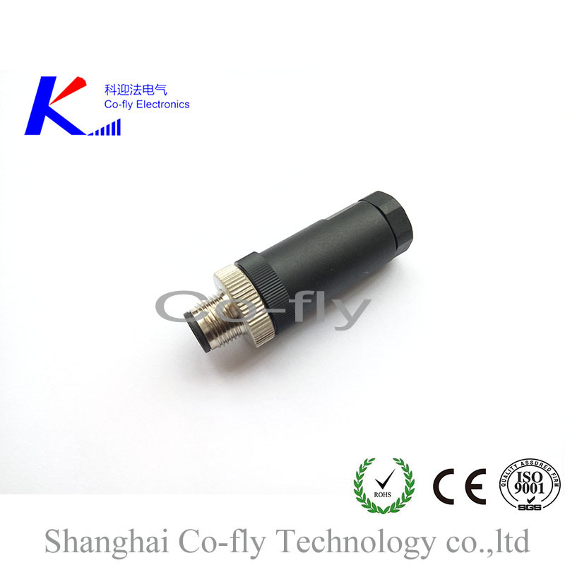 M8 Waterproof Male IP68 4 Pin Assembly L