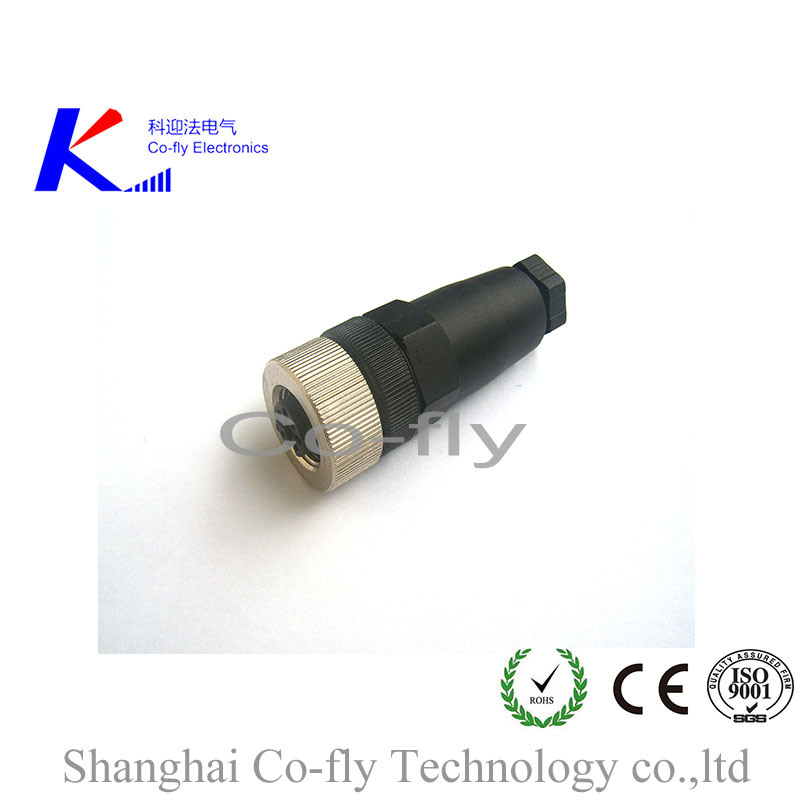 M8 Female Waterproof IP68 Molded Electri