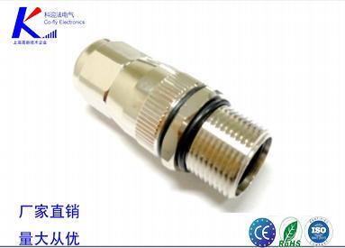 M23 5-Pin Male Shielded Connector Rear P