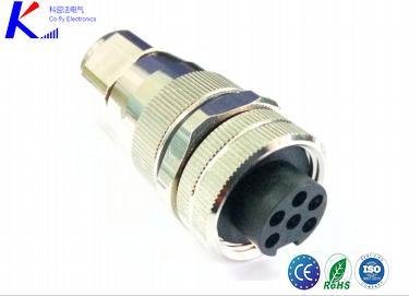 M23 Shielded 6-Pin Female Self Connector