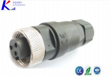 M23 3-Pin Female Straight Solder Type