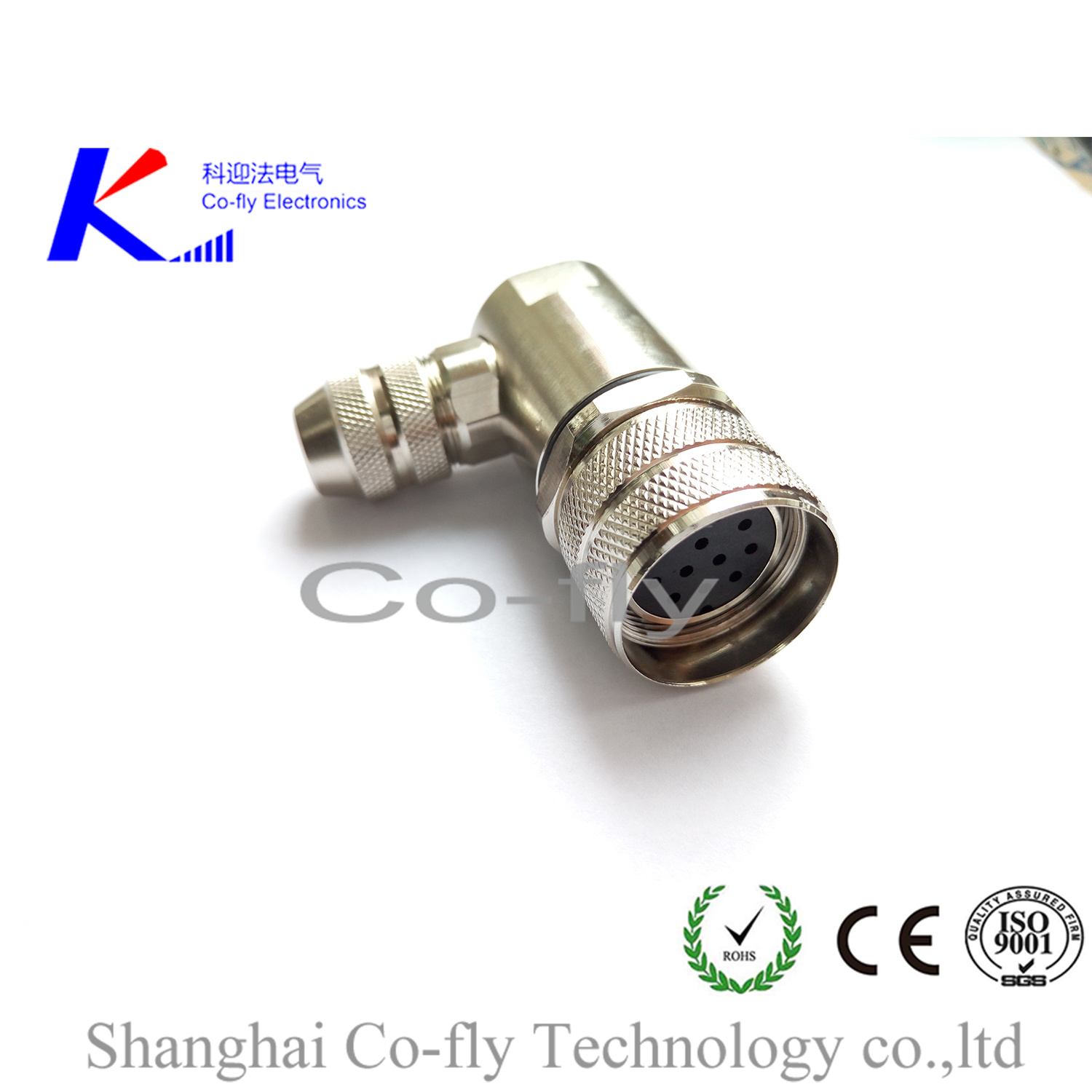 M23 Right Angle 12-Pin Soldering Field A