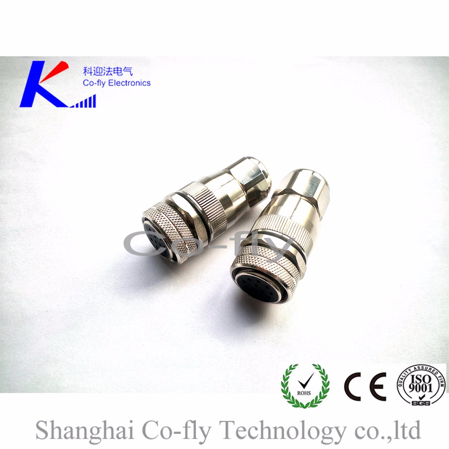 M23 12-Pin Female Field Assembly IP67 Co