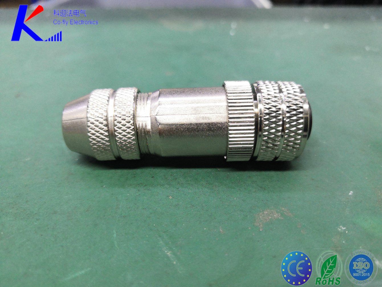 M16 8pin Female Straight Screw-Pin Field