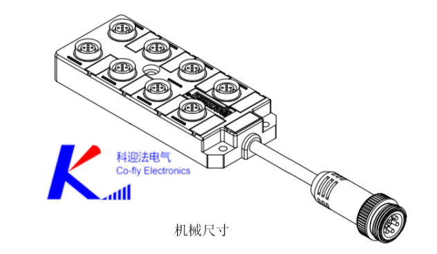8Ports 16 Point M12×1 I/O Port
